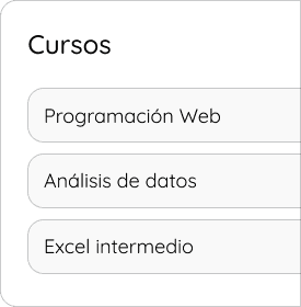 Imagen de información de cursos